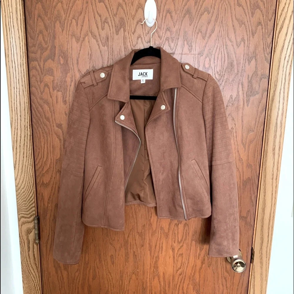 Jack by BB Dakota Suede Moto Jacket
